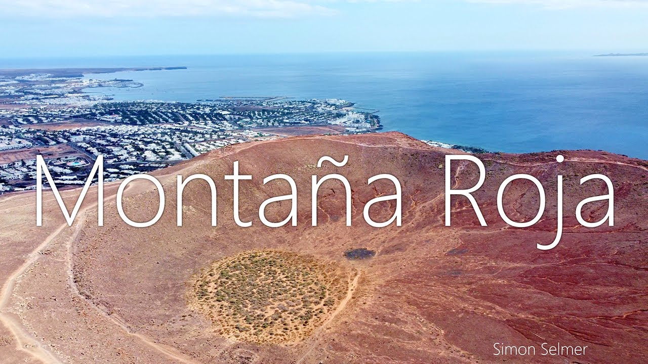 Montaña Roja Volcano / Playa Blanca / Lanzarote - DJI Mini 2 | 4K Drone Video