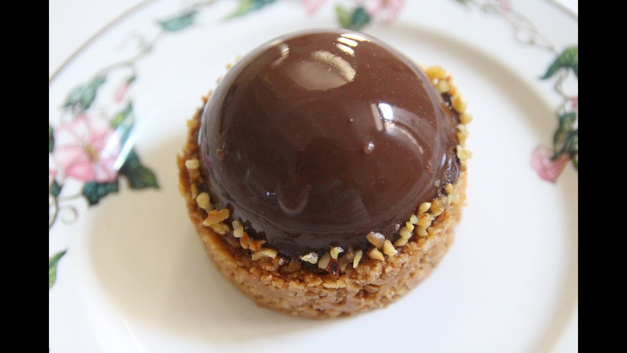 Dôme à la poire et au chocolat