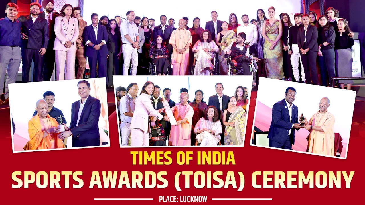 Times Of India Sports Awards (TOISA) ceremony in Lucknow...