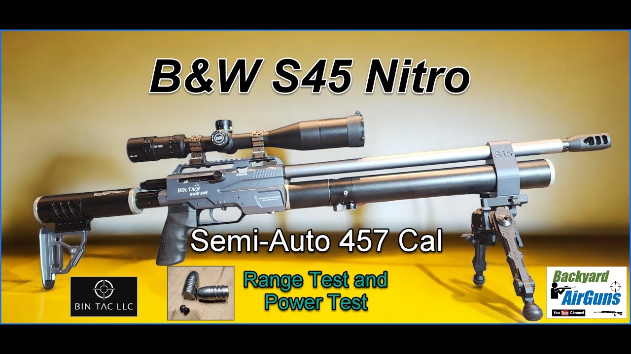 B&W S45 45 Cal Nitro – Semi Auto Demo and Power Test – EP49