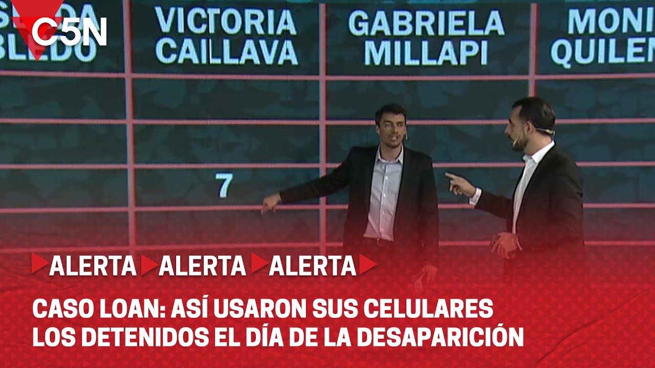 CASO LOAN: los CRUCES de LLAMADOS entre los DETENIDOS