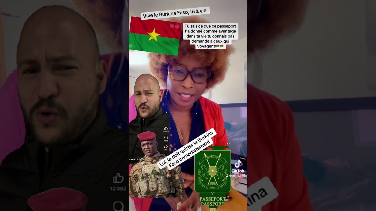Nous disons non au libanais au Burkina Faso, tu devrais être fier d’avoir ce passeport ￼#viralshort 