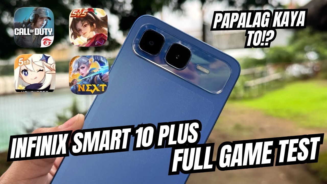 INFINIX SMART 10 PLUS FULL GAME TEST: SA 4K PESOS MO MAKAKA LARO KANA KAYA?!