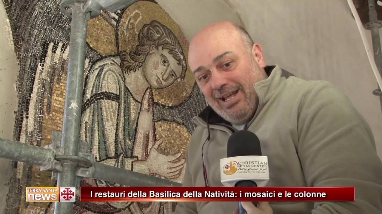 I restauri della Basilica della Natività: i mosaici e le colonne