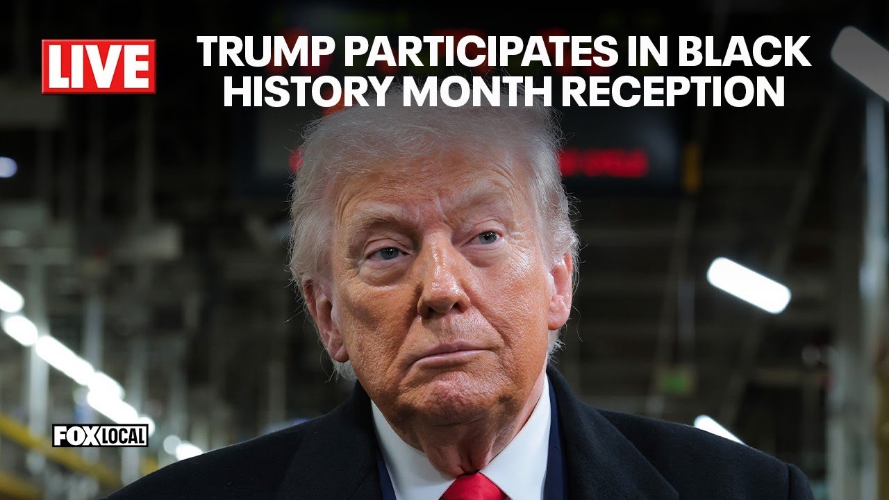 LIVE: President Trump participates in Black History Month reception