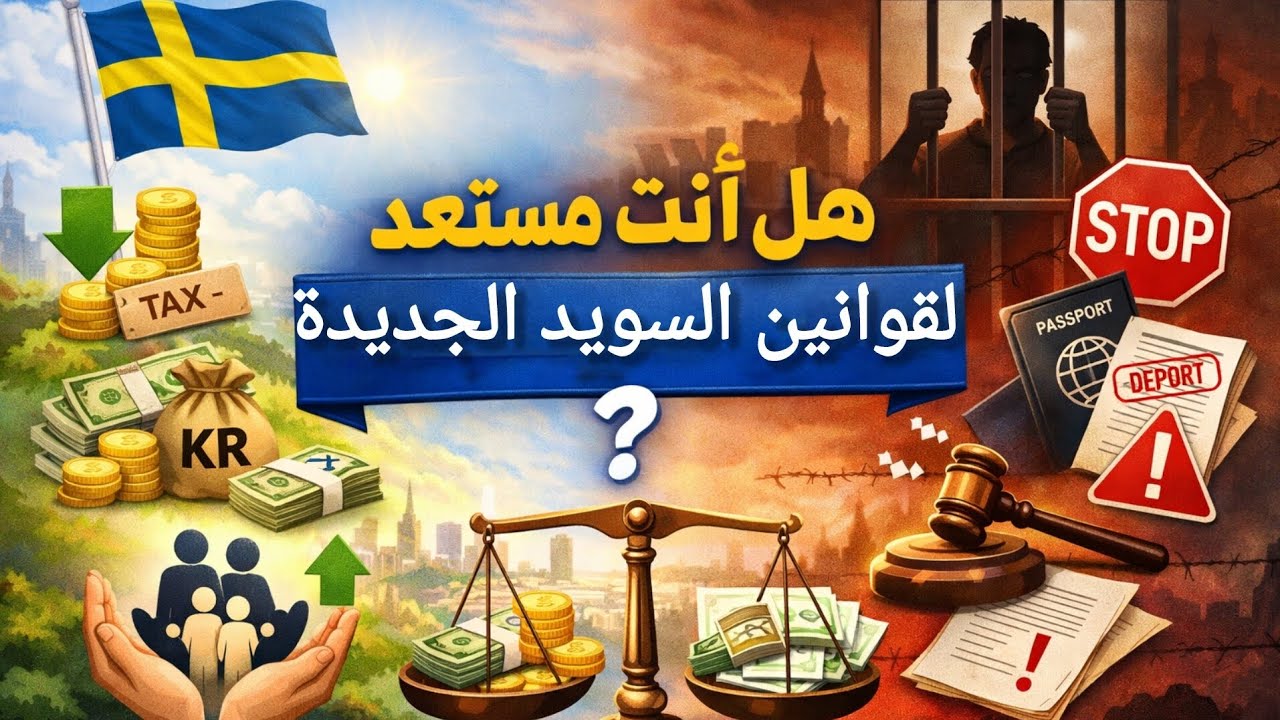 قوانين 2026 في السويد 🔥: تسهيلات أكثر أم قيود أقسى؟
