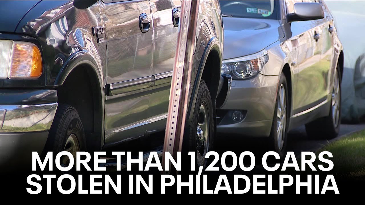 More than 1,200 cars stolen in Philadelphia so far this year following record 2022