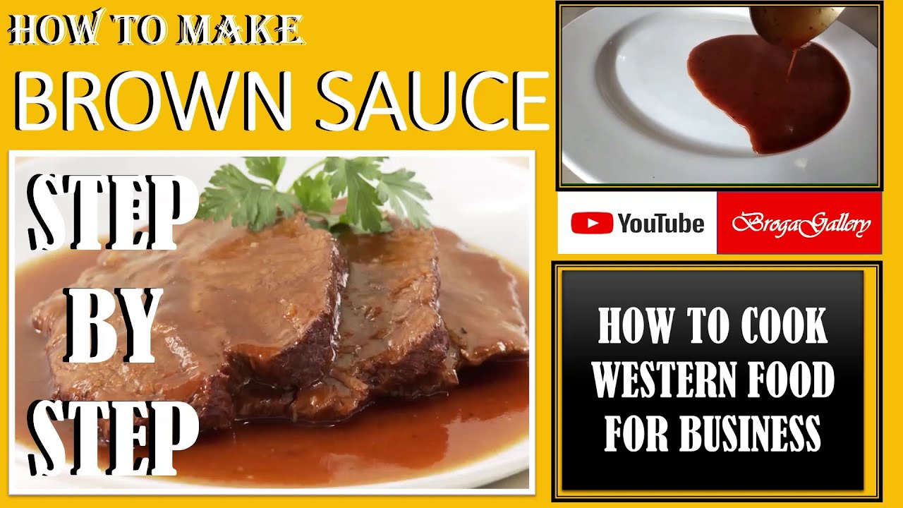 How To Cook Brown Sauce | Demi Glaze | How To Cook Western Food | RESTAURANT STYLE | HOMEMADE