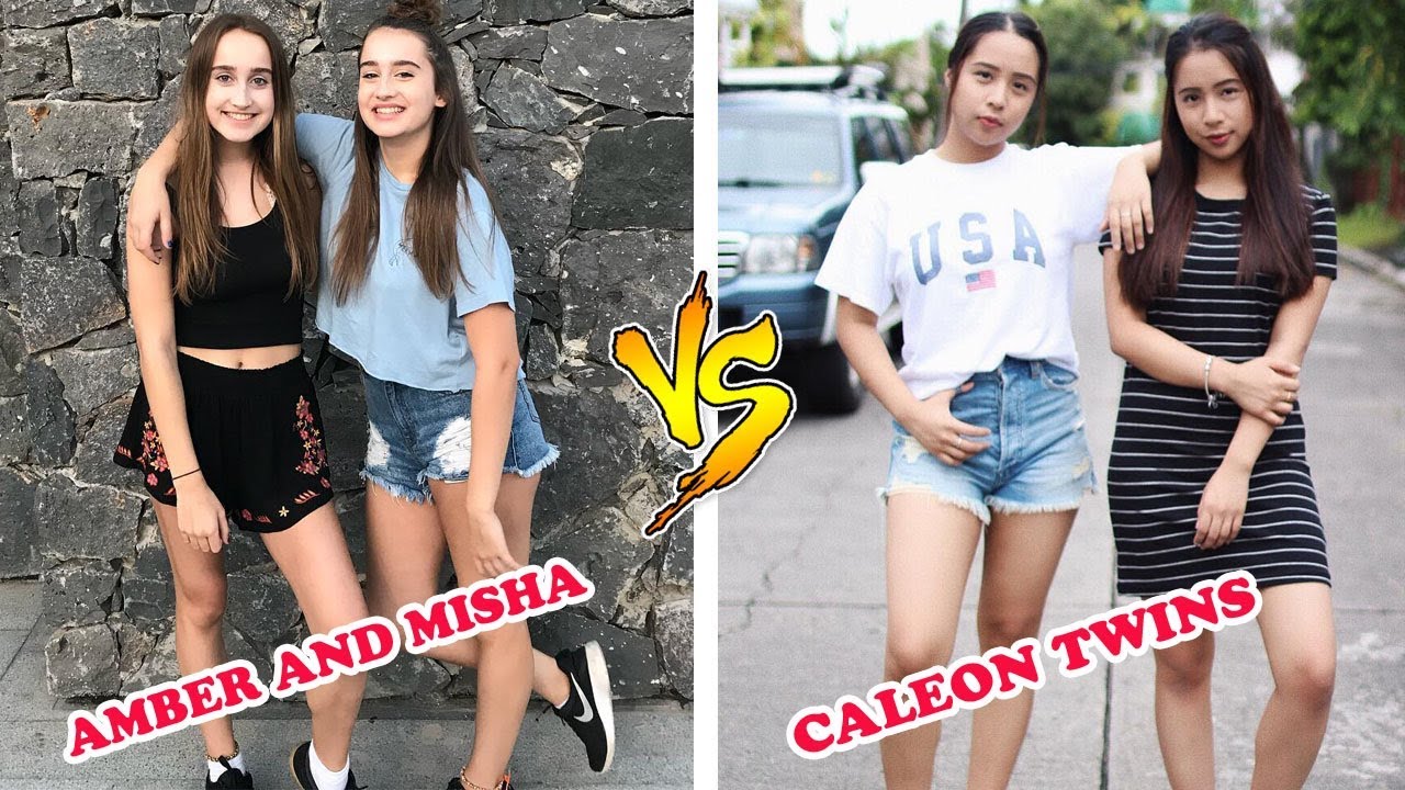 Amber and Misha Vs Caleon Twins ​(Battle Twins)​ Musically Compilation 2018