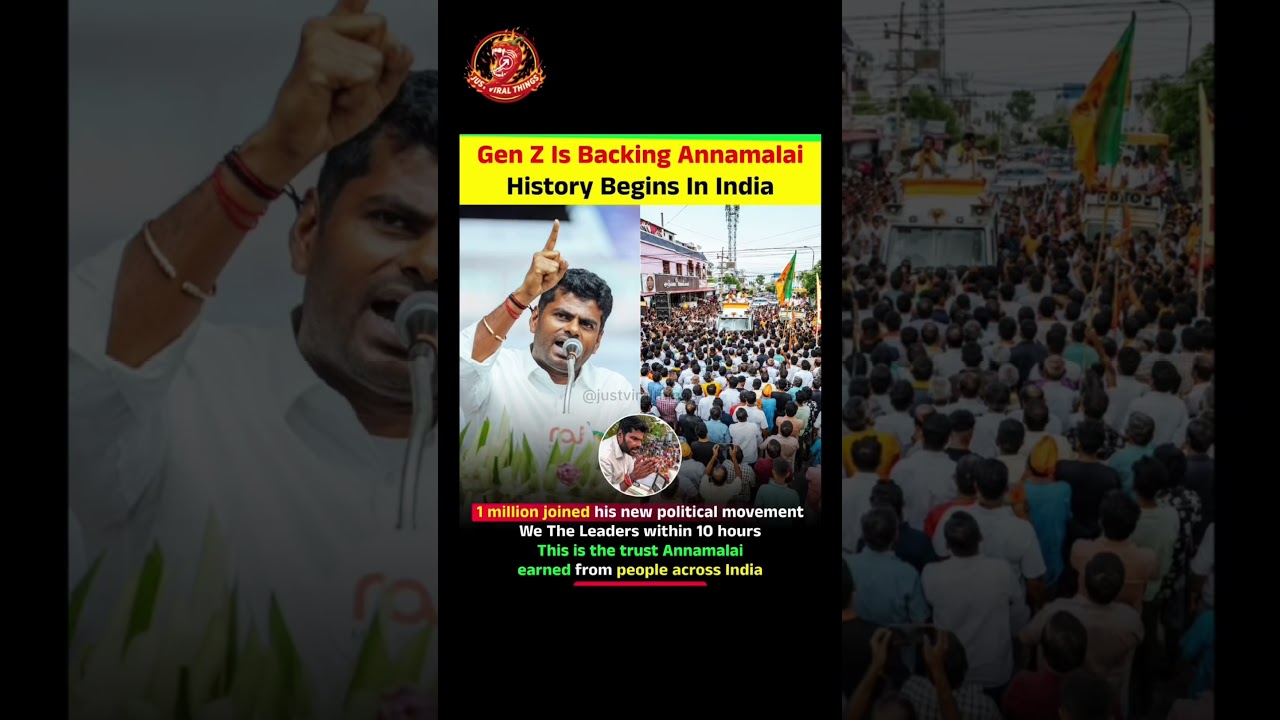Gen Z Is Backing Annamalai History Begins In India. #annamalai #viral #genz