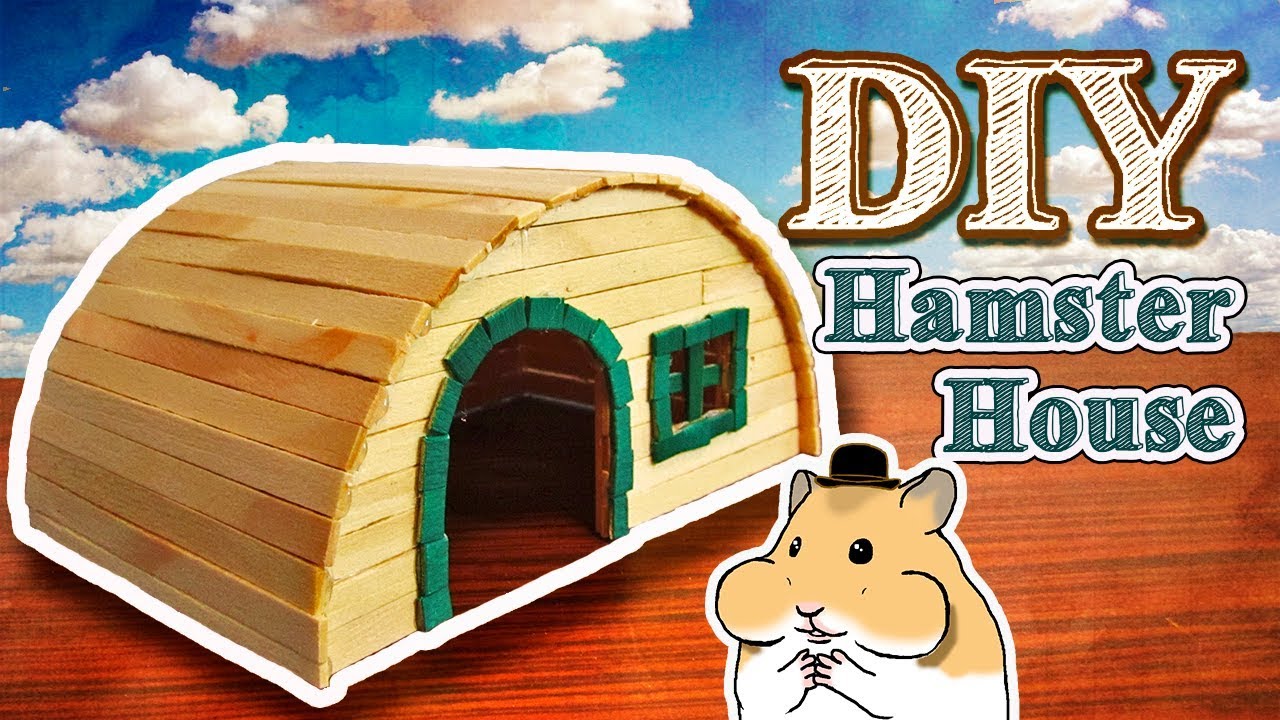 DIY Casinha de Palitos para Hamster | Casinha 7