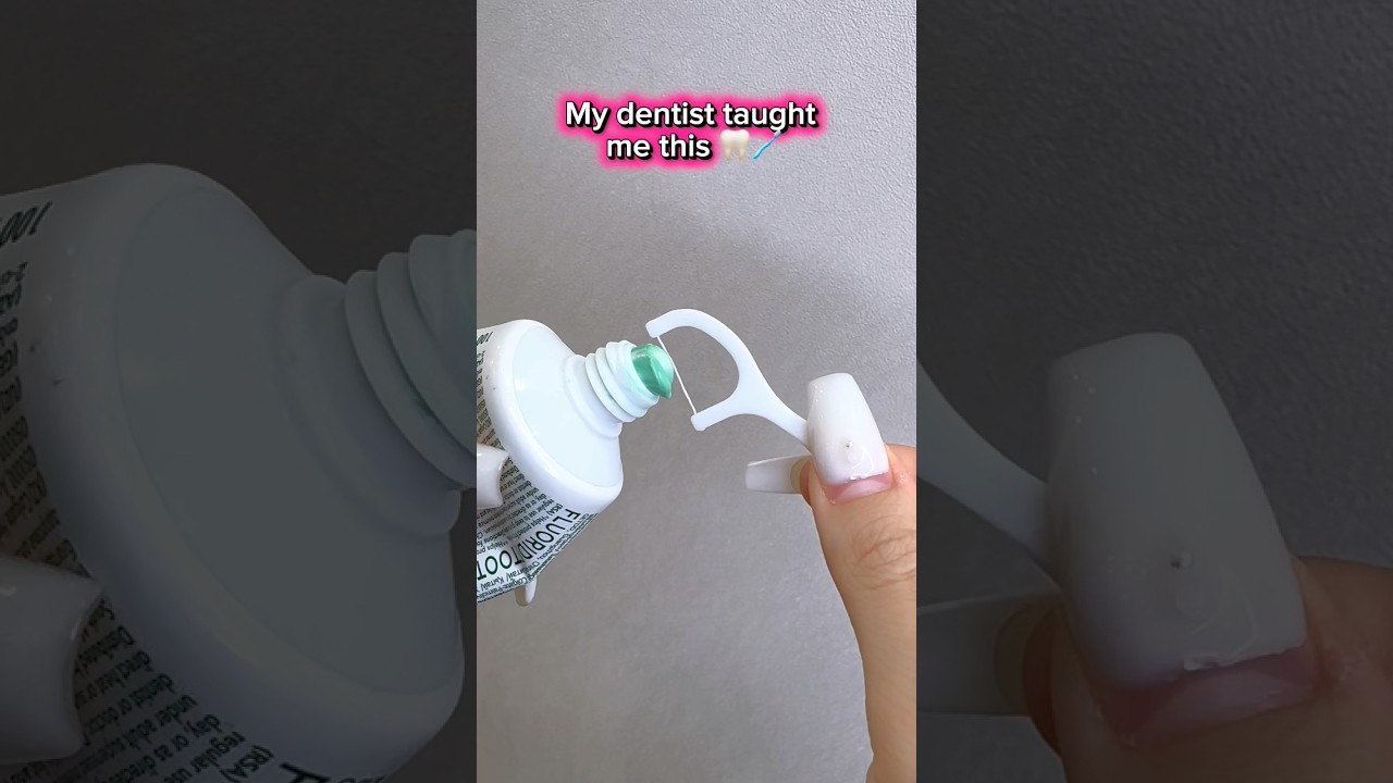 My dentist taught me this.🦷🪥#LifeHack#dentist #clean #hack #teeth #shortsvideo #advice #momhack
