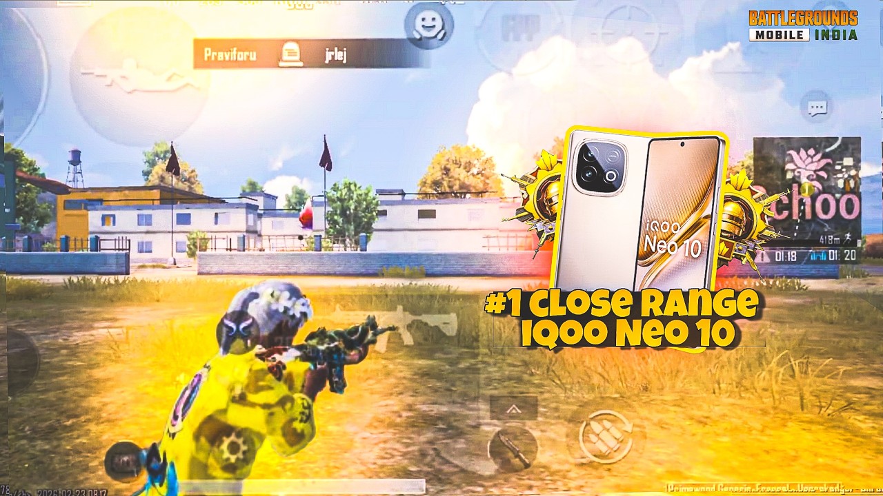 💥 CLOSE RANGE 1V4 CLUTCHES ☠️ || IQOO NEO 10 MOBILE || ULTIMATE GAMEPLAY #viral #viralvideo
