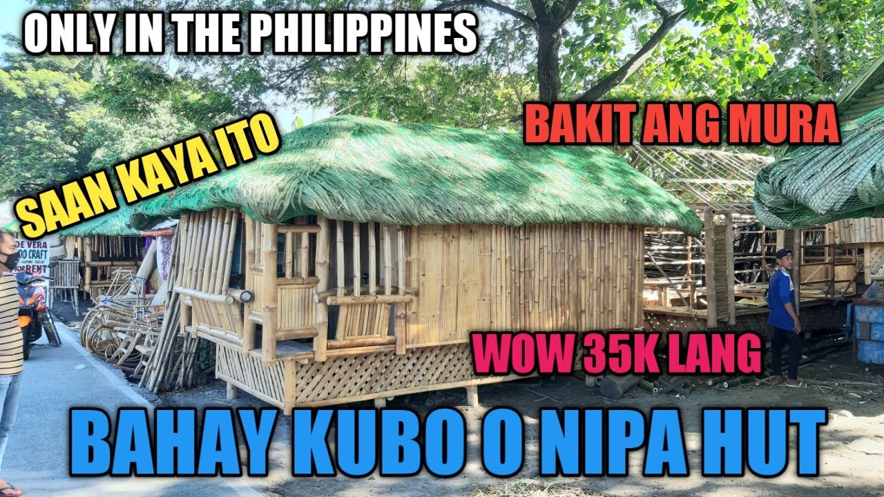 Bahay Kubo Nipa Hut Design In The Philippines // Bakit Ang Mura Ng Bahay Kubo Dito //