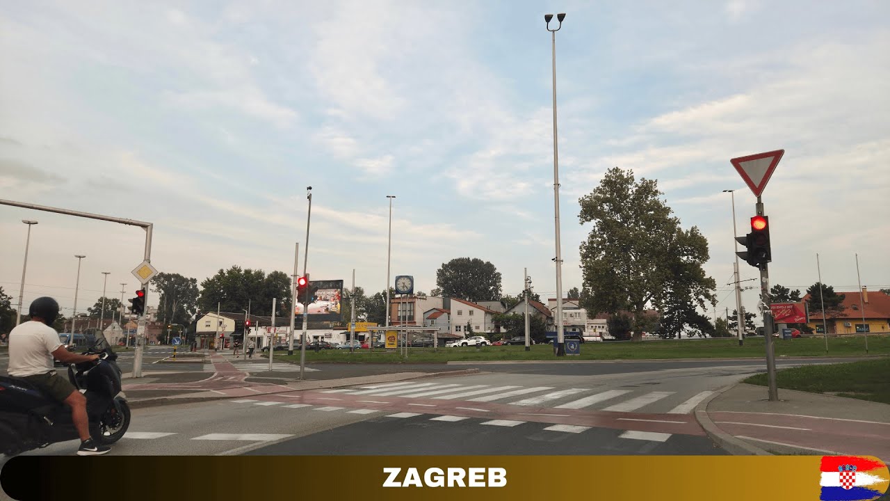 Driving in Croatia #90 - Day Drive in Zagreb