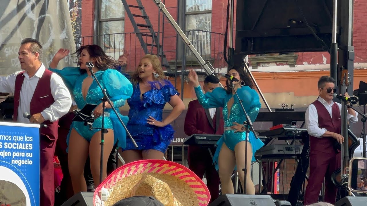 La Sonora Dinamita de Any Velásquez en Festival 5 de Mayo 116 St Manhattan NYC