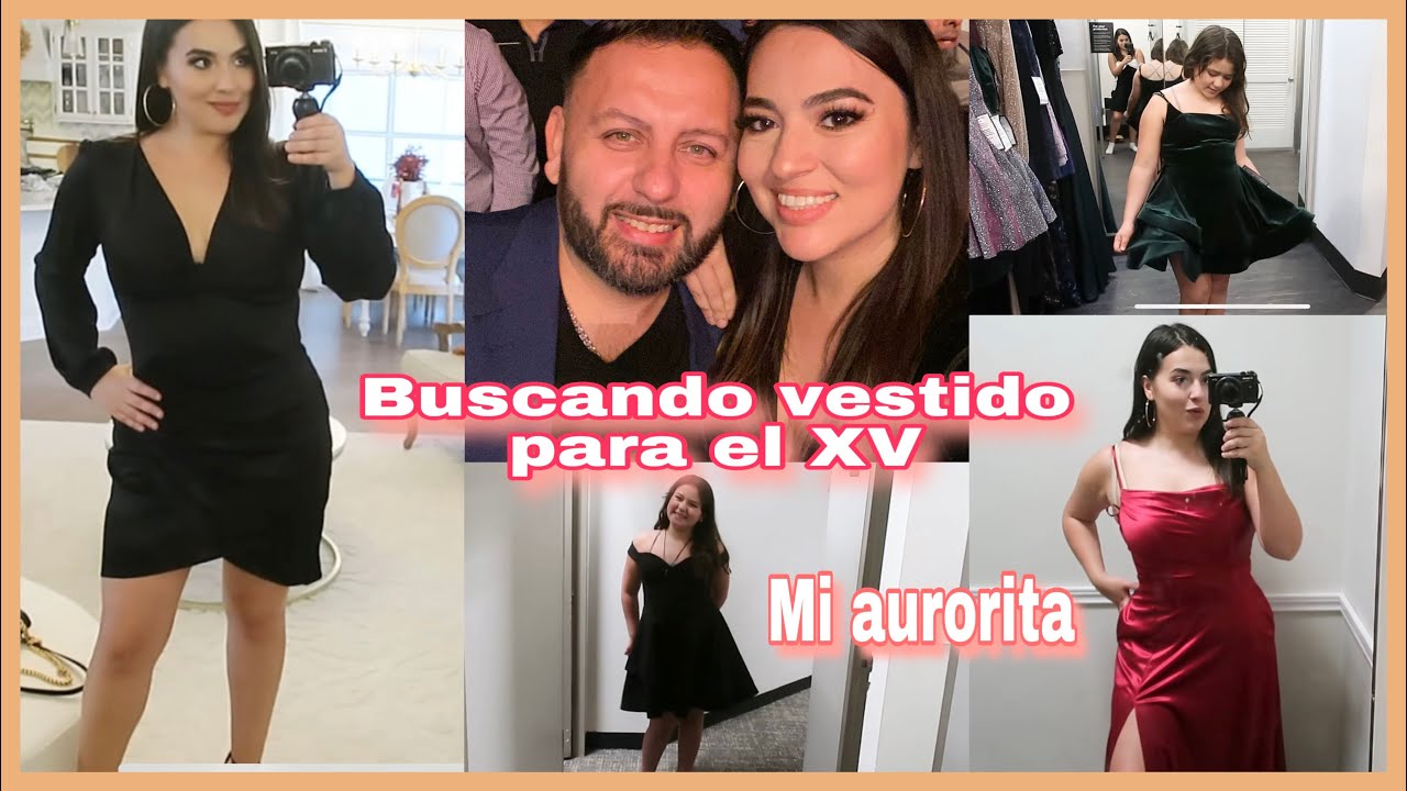 Buscando Vestidos para XV ❤️ mi aurorita ya creció, ella escoge su ropa 😭