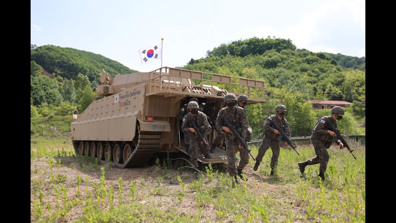 Redback IFV mobility testing in Korea