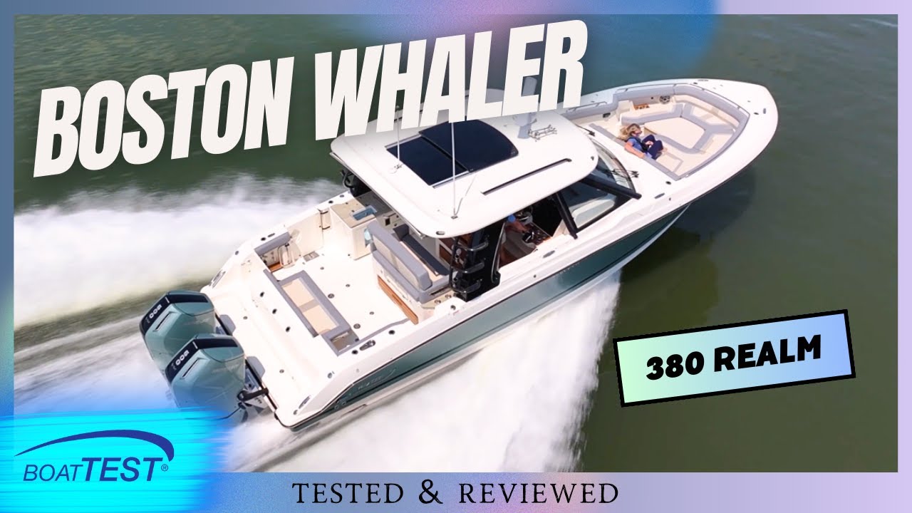 Boston Whaler 380 Realm 2024: подробный обзор, тест производительности и особенности использовани...