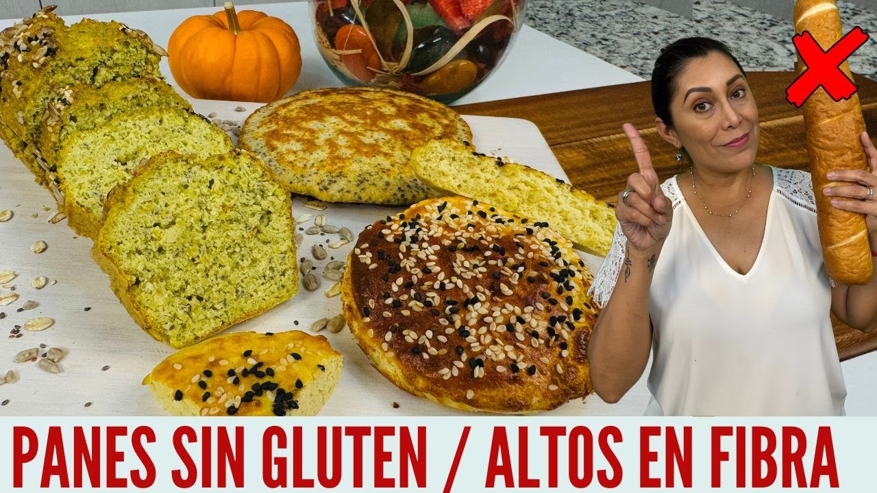 Evita que suba Azúcar, Colesterol, Mejora la Digestión. 3 PANES CON FIBRA Y PROTEINA. SARTEN,