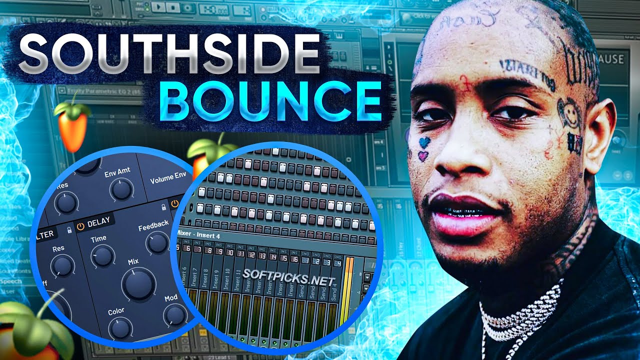 SOUTHSIDE- DRUM BOUNCE CHEAT CODES! - FL STUDIO TUTORIAL (2023)