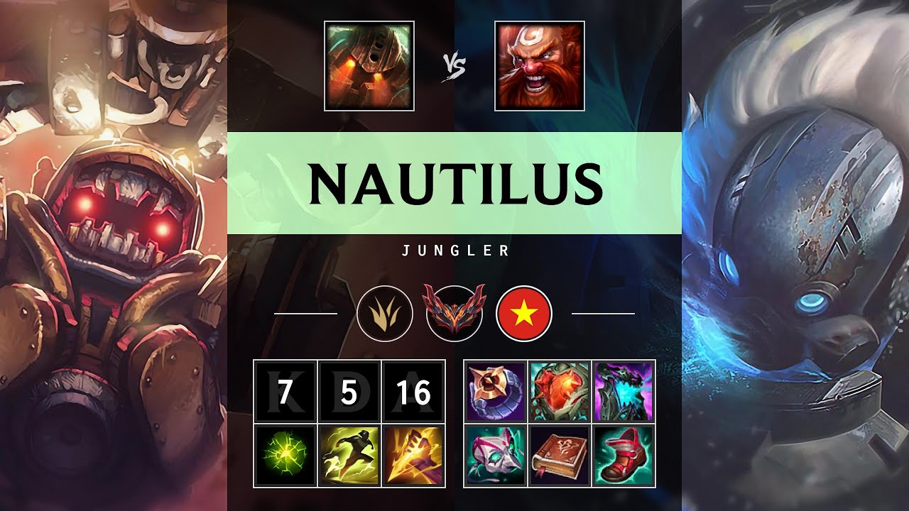 Nautilus Jungle vs Gragas - VN Grandmaster Patch 25.12