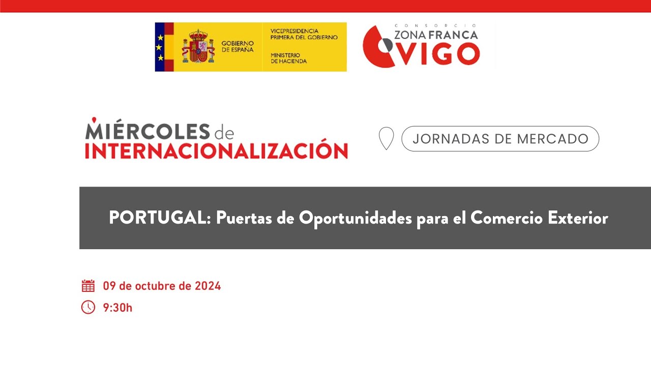 PORTUGAL Puertas de Oportunidades para el Comercio Exterior