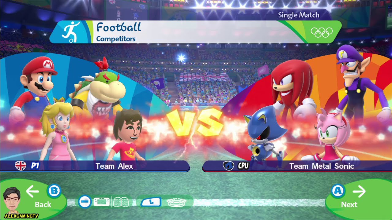 [Wii U] MARIO & SONIC AT THE RIO 2016 OLYMPIC GAMES (Football) Gameplay Walkthrough Part 030