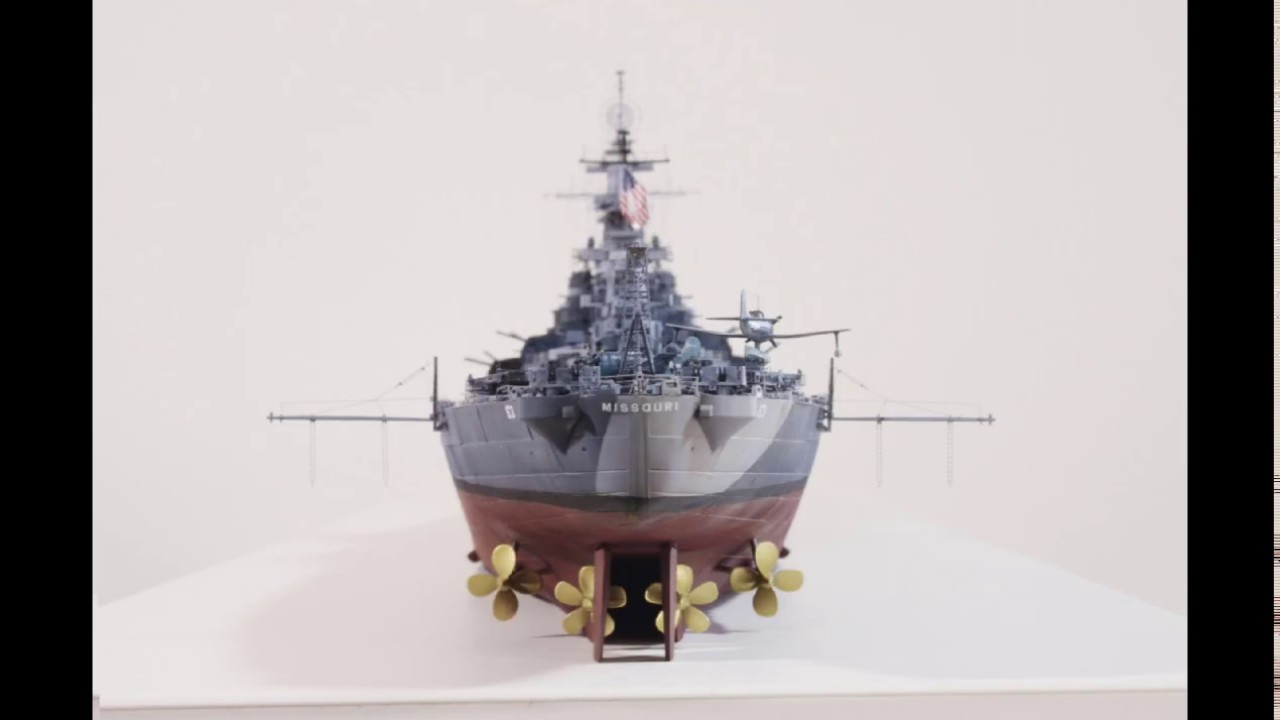 1/350 BB-64 Missouri model making