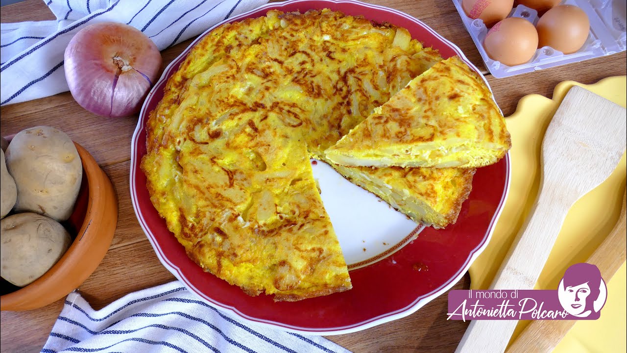 Frittata di patate e cipolle - Antonietta Polcaro