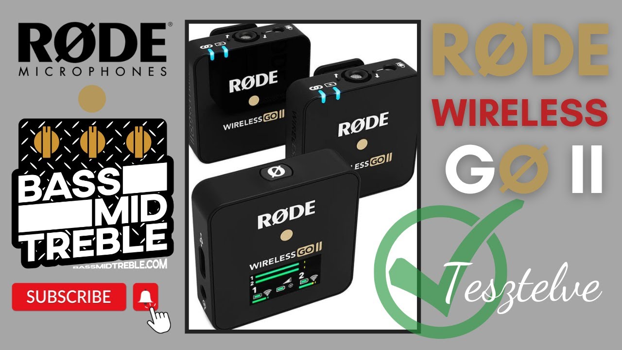 Rode Wireless Go II - Vélemény és teszt