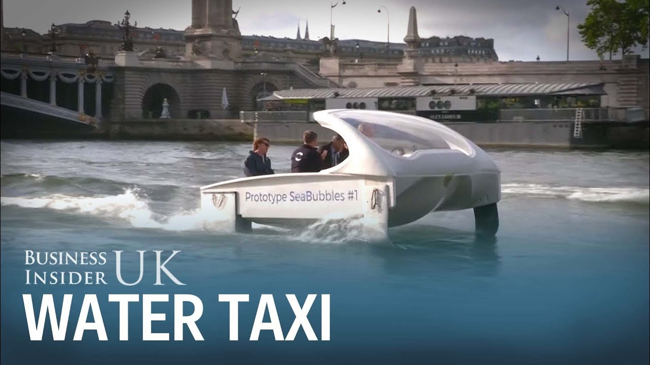 France is now trialling a battery-powered flying water taxi that surfs above the water