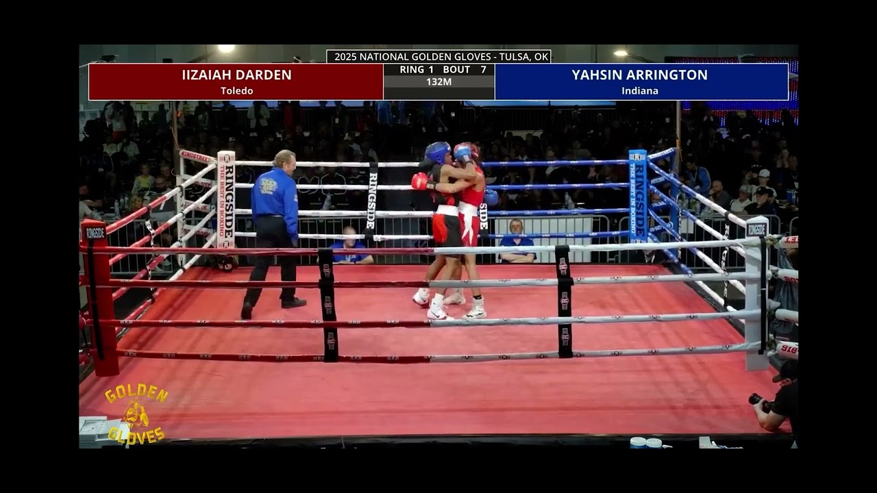 Izaiah Darden vs Yahsin Arrington 132 M Golden Gloves 2025 final