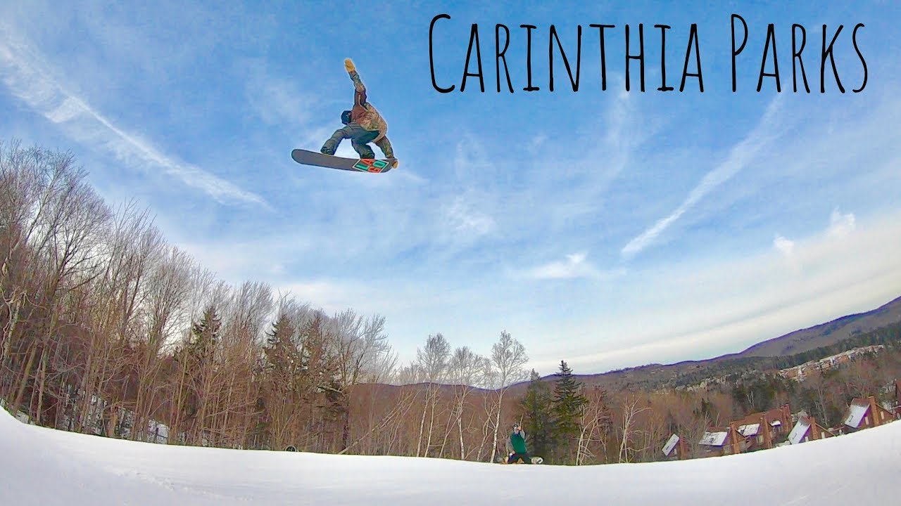 SNOWBOARDING at CARINTHIA PARKS w/ SCOTTY LAGO