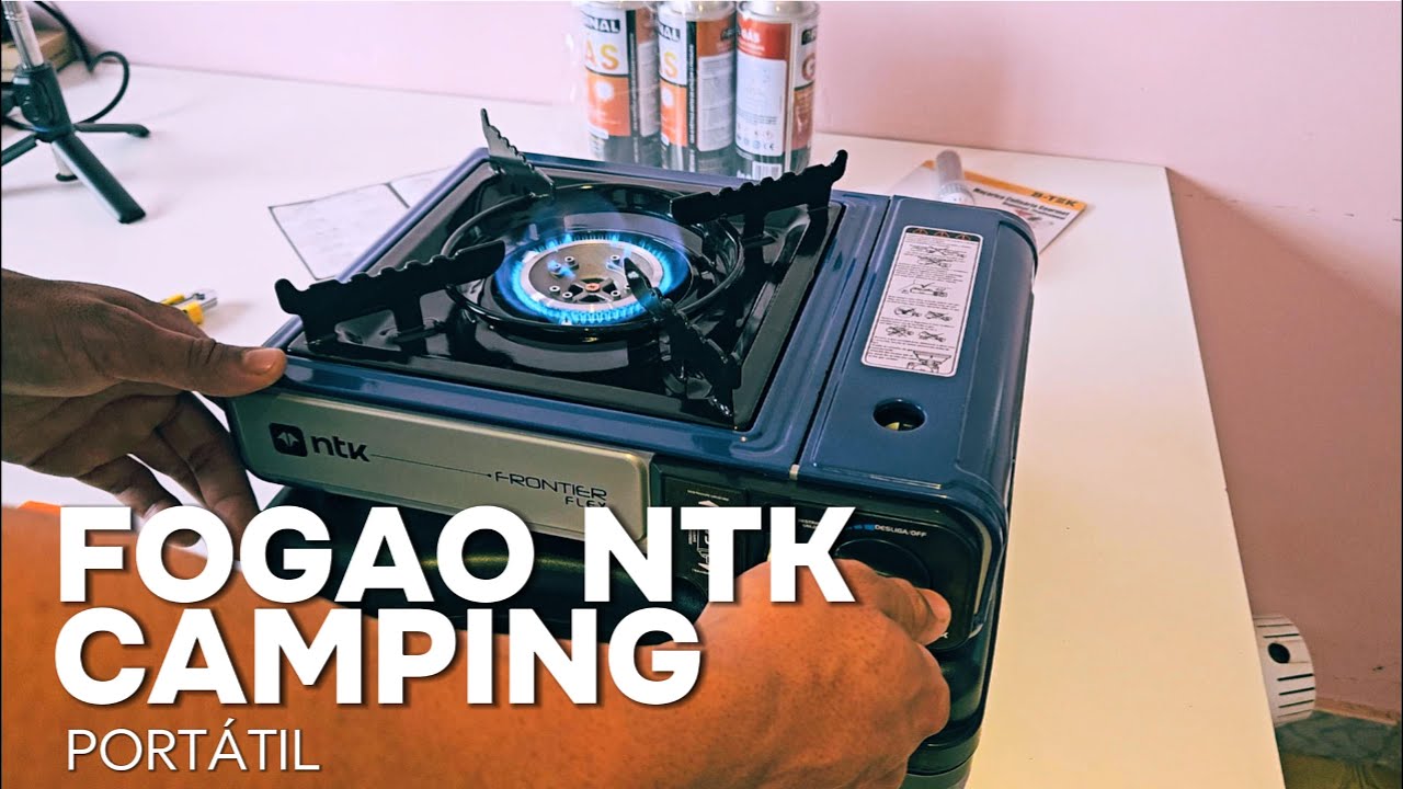 FOGÃO PARA CAMPING NTK PORTÁTIL