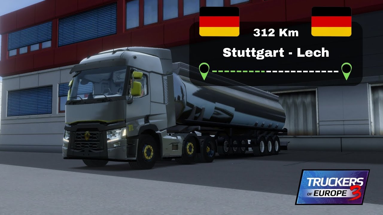 Delivery from Stuttgart to Lech: 312 km trip | TRUCKERS OF EUROPE 3