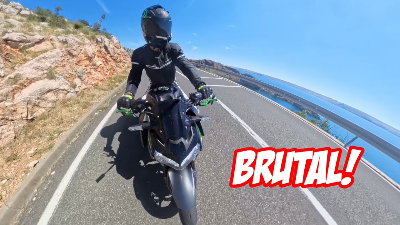 Mit der Z900 durch Kroatien | Kroatische Küstenstraße