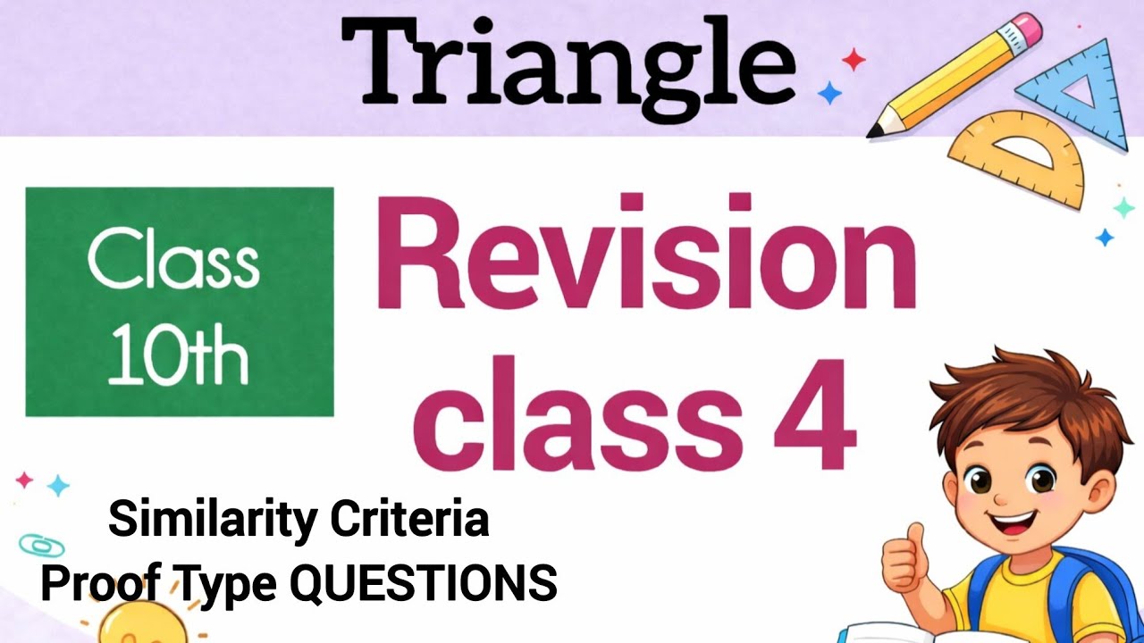 Class 10 Maths: Triangles Revision Class 04 | Tan Theta 