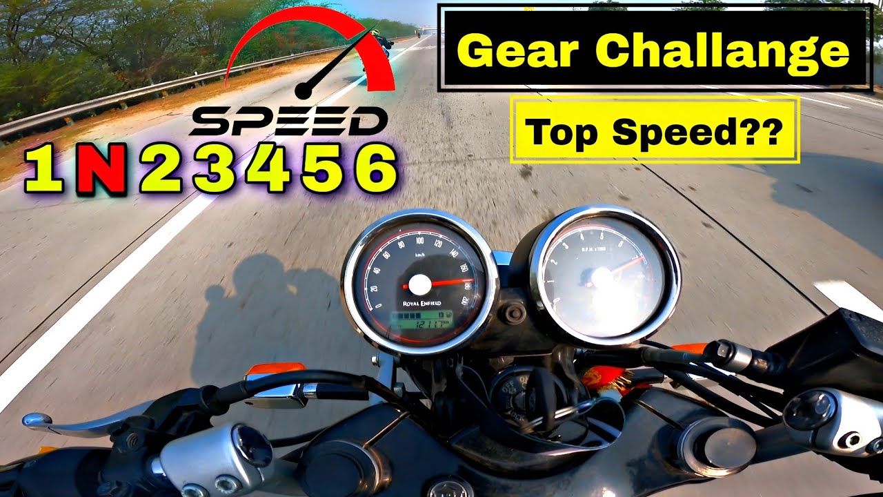 Royal Enfield Continental GT 650 Gear Challenge & Top Speed Test || GT 650 Tabahi hai || #youtube