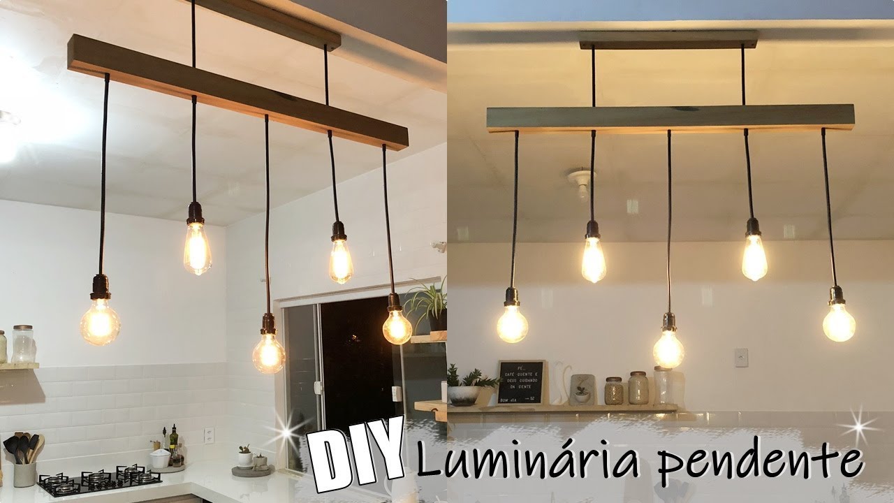 FAÇA VOCÊ MESMO | LUMINÁRIA PENDENTE ESTILO INDUSTRIAL