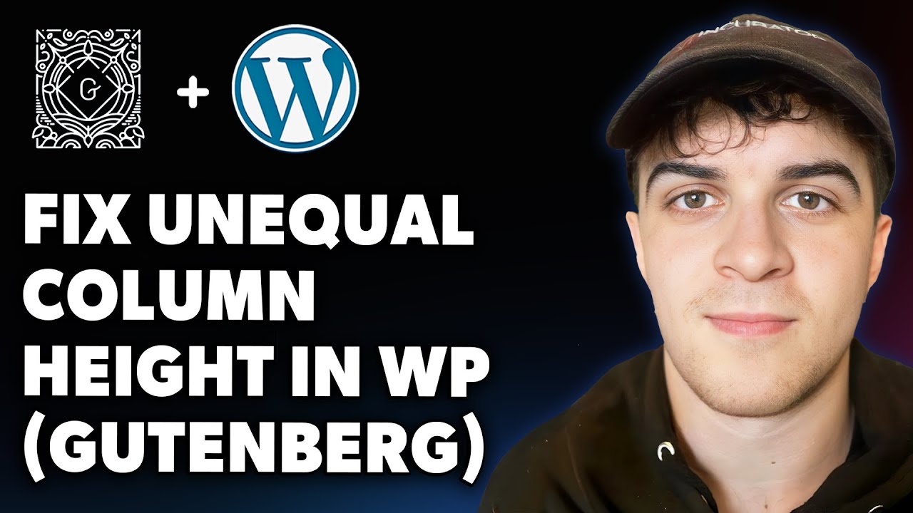 How to Fix Unequal Column Height in Wordpress (gutenberg) - Equal Heights (Full 2025 Guide)
