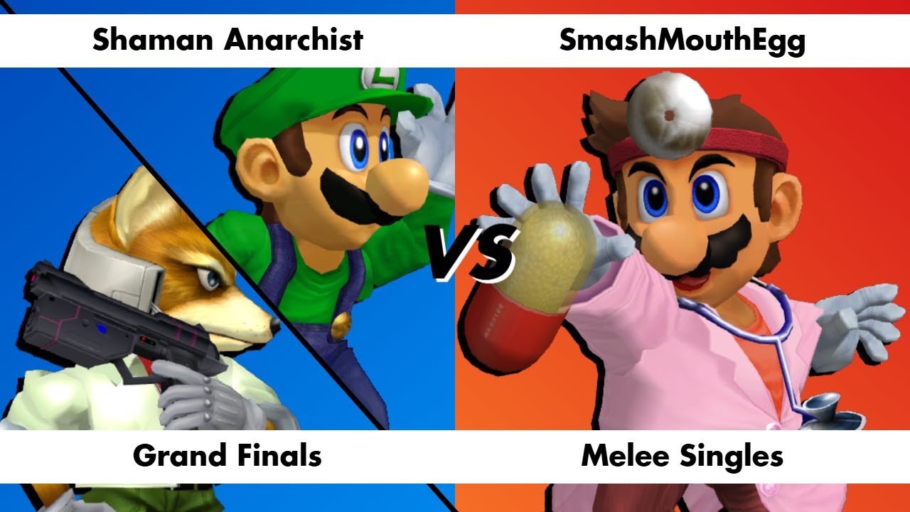 Melee at Night #668 GRAND FINALS – Shaman Anarchist (Luigi/Fox) vs SmashMouthEgg (Dr. Mario) – SSBM
