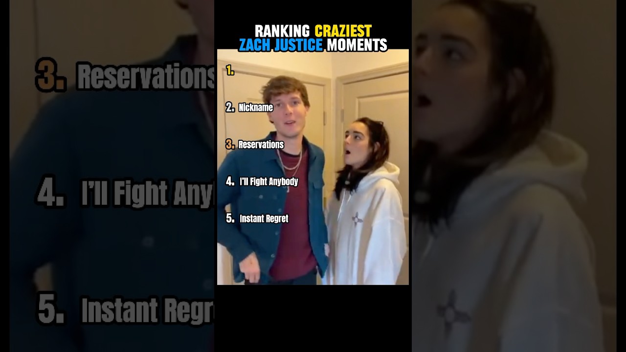 Ranking Craziest Zach Justice Moments!