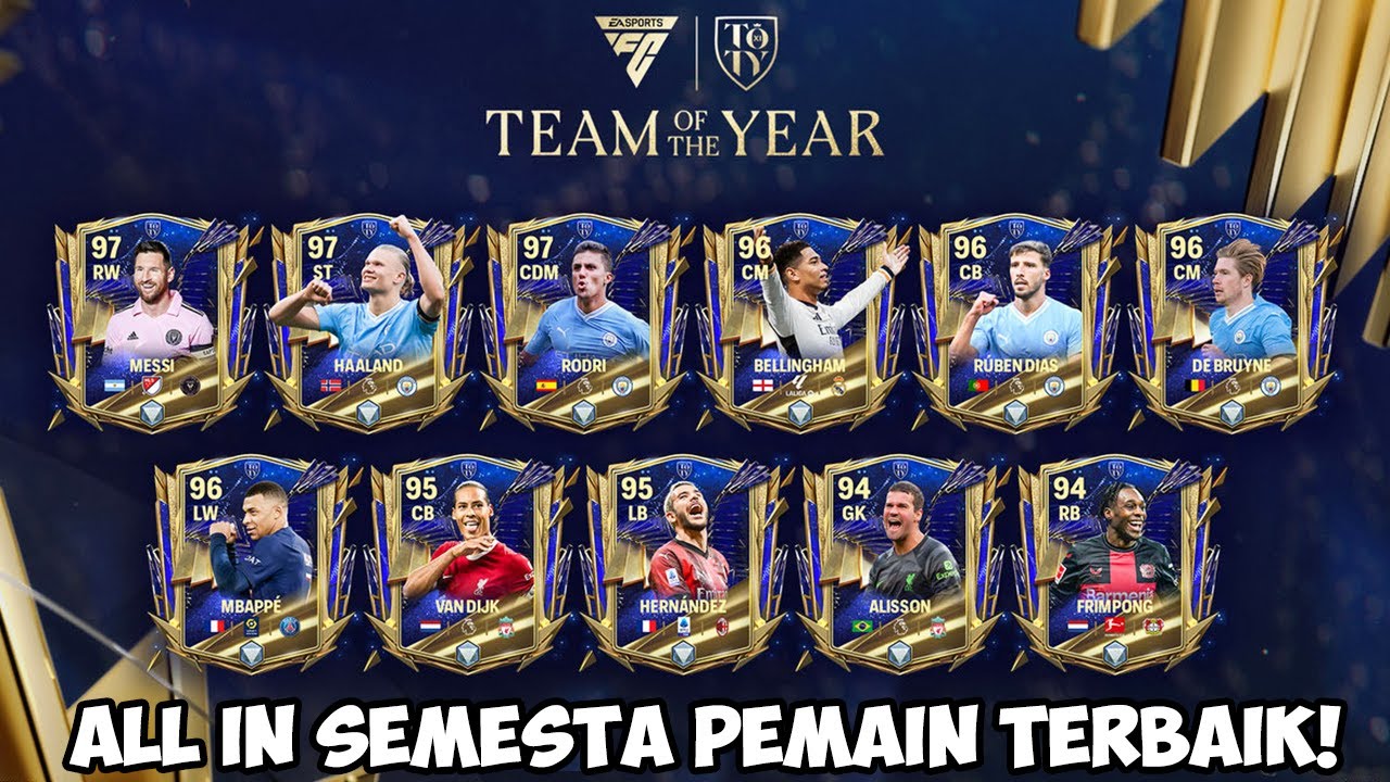 INI YANG KITA SEMUA TUNGGU ALL IN 4 JUTA UNTUK EVENT TERBAIK TEAM OF THE YEAR! FC Mobile