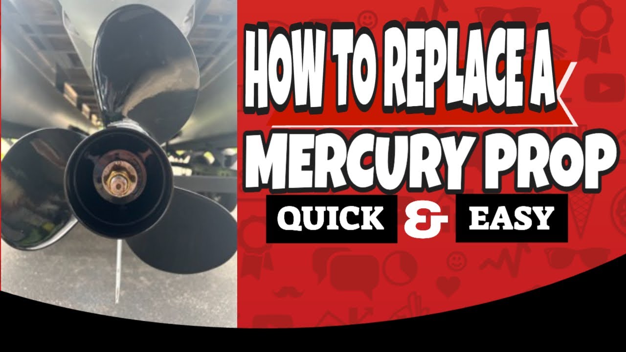 How To Replace A Prop || 2020 MERCURY PRO XS 115HP