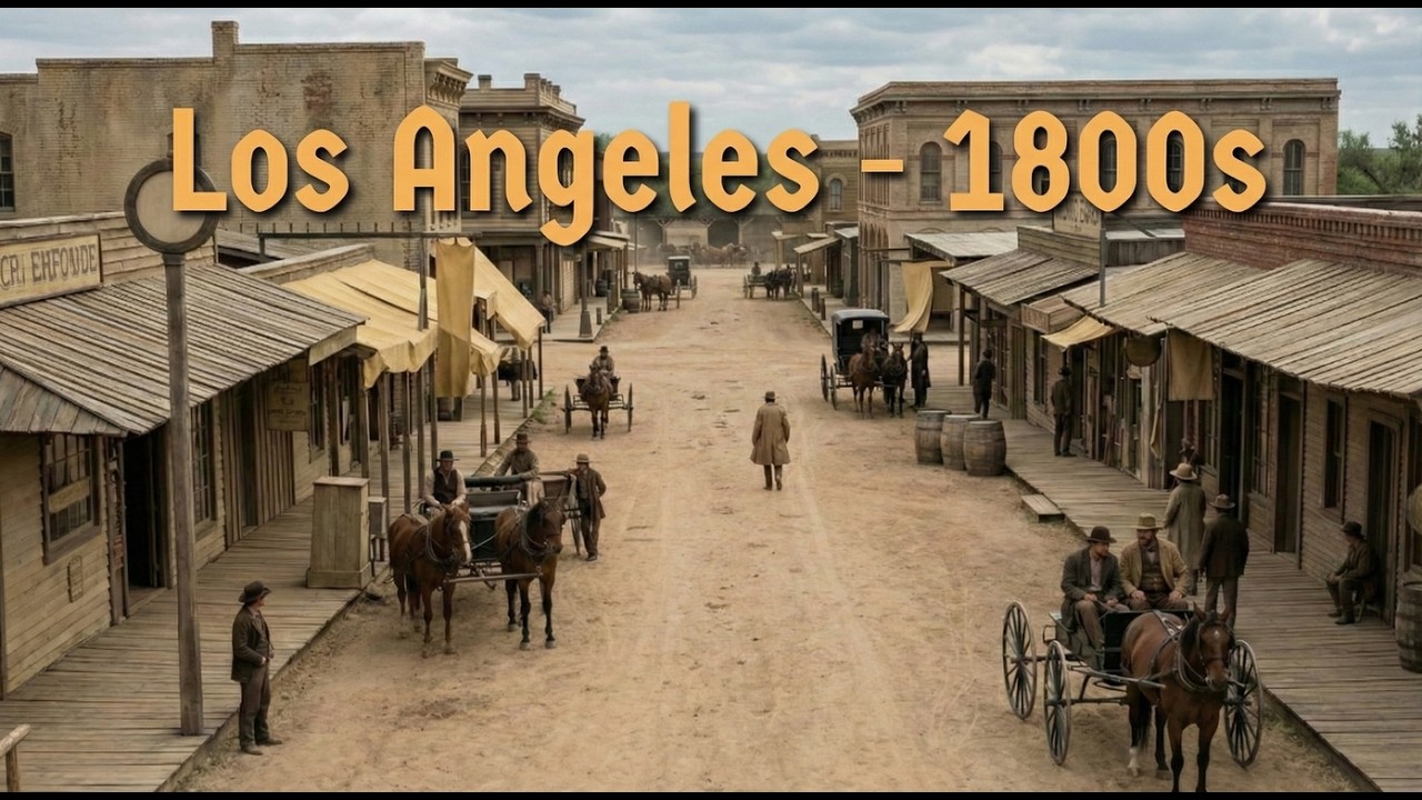 A Tour of Los Angeles 1800s (AI Reconstruction)