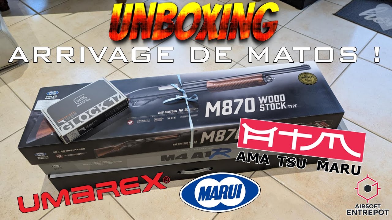 UNBOXING AIRSOFT - ARRIVAGE DE MATOS ! (Unboxing Airsoft Entrepot) (Feat Le Stagiaire) [FR]