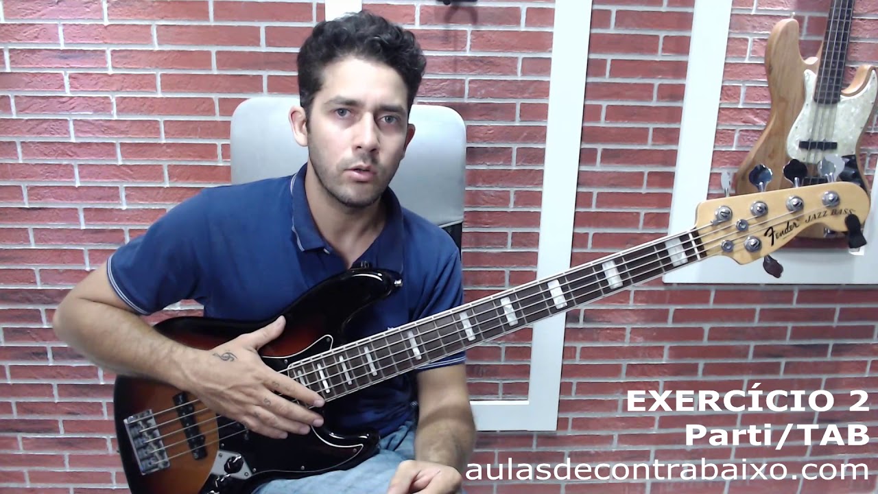 APRENDA 3 EXERCÍCIOS COM WALKING BASS VÍDEO AULAS DE CONTRABAIXO