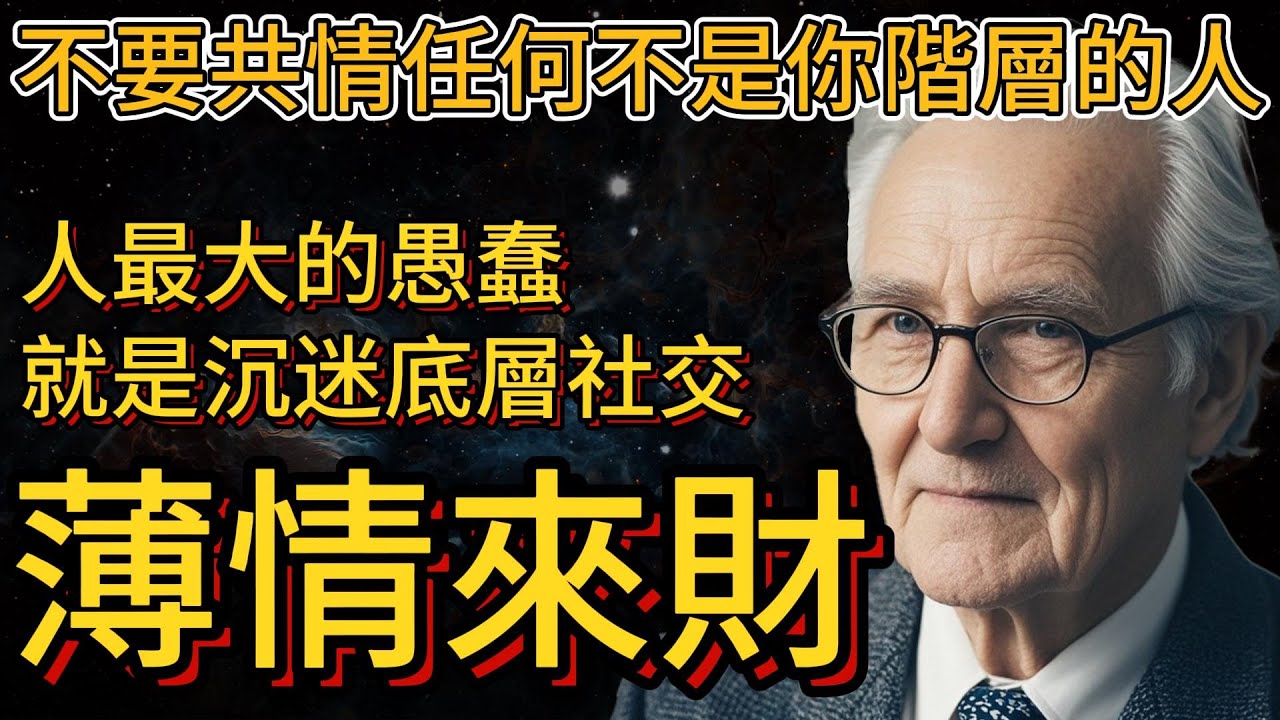人最大的愚蠢，就是沉迷底層社交