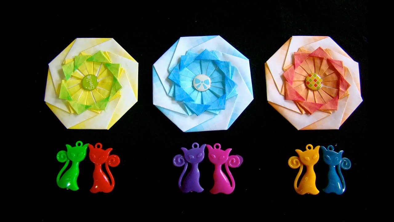Origami Maniacs 213: Octagonal Braided Coaster